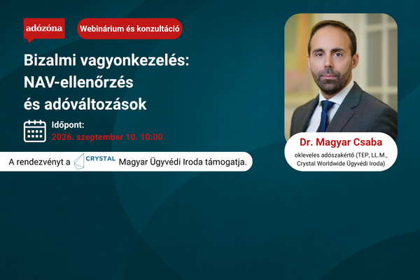 Bizalmi vagyonkezelés – webinárium